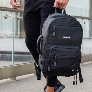 YoungLA Black Backpack